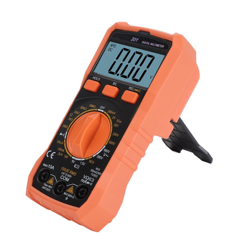 Digital Multimeter Multifunctional HD LCD Display Voltage Current Resistance Tester