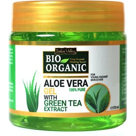 Indus Valley Bio Organic Non-Toxic Aloe Vera Gel for Acne, Scars, Glowing & Radiant Skin Treatment-175ml