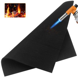 BEENNA Fireproof underlay, 50 x 50 cm, heat protection mat, heat resistant up to 1000 °C, heat-resistant underlay made of carbon fibre felt, ideal for fire protection and heat resistance