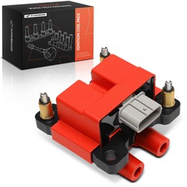 A-Premium Red Engine Ignition Coil Pack Compatible with Subaru Forester 2009-2010, Impreza 2011, 2.5L