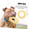 Totority Round Ring Puppy Teething Soft Chewing for Dogs Interactive