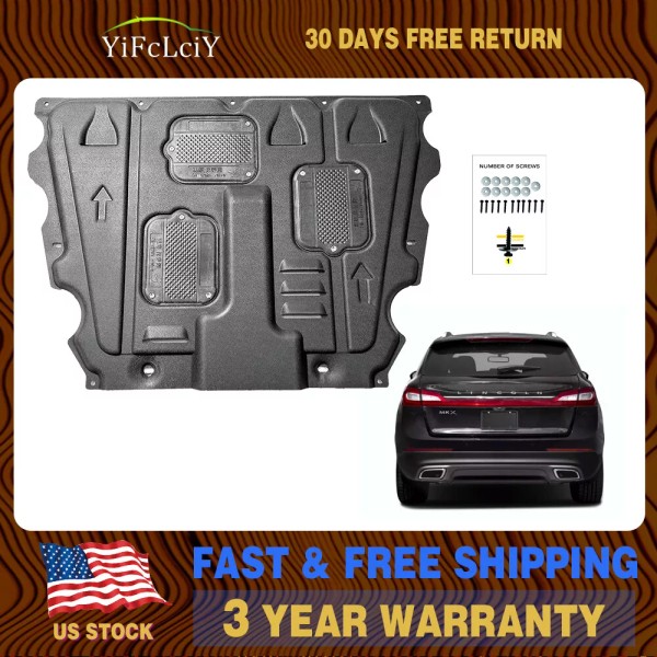 Atoksouk For Lincoln MKX 2017-2018 Front Engine Splash Shield Engine