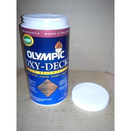 olympic 2.5 Pounds Oxy Deck Deck Cleaner -Siding-Wood Brightener. NOS