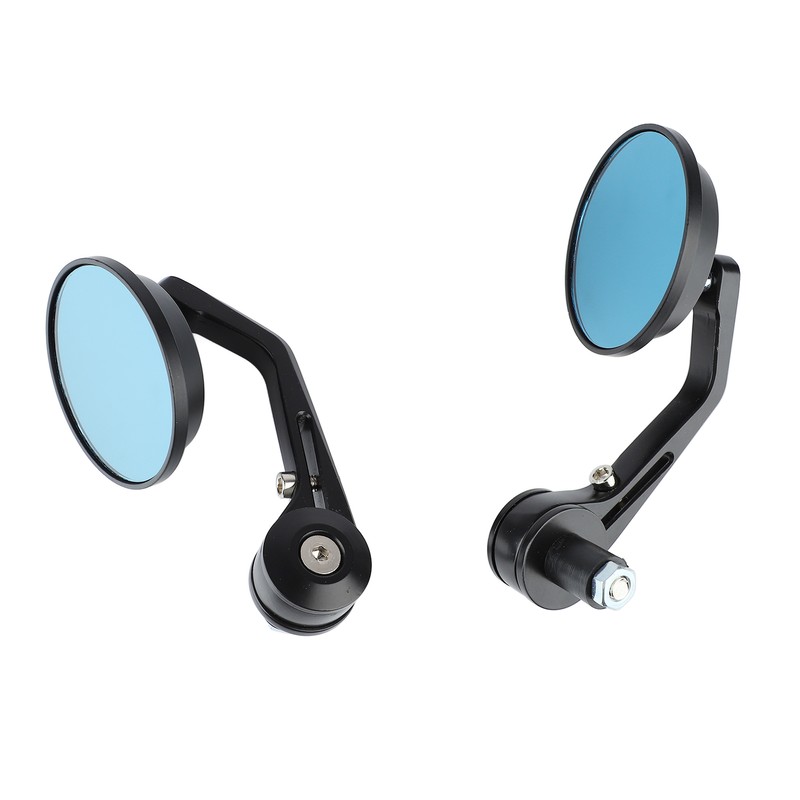 Pair of Motorcycle Rearview Mirror Wide View Aluminum Alloy Universal