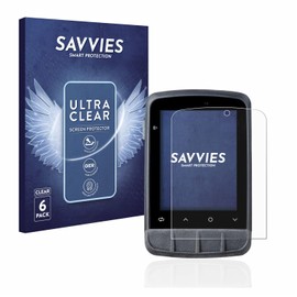Savvies 6 x Screen Protectors Compatible with Giant Dash L200 Screen Protector Film Ultra Transparent