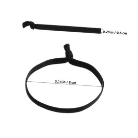 VICASKY 100pcs Nonslip Elastic Hair Ties No Damage Hair Bands for Thick Versatile Ponytail Holders for Women and Men Easy Styling for All Types