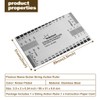 Alnicov Stainless Steel String Action Ruler Guitar Setup Gauge Luthier