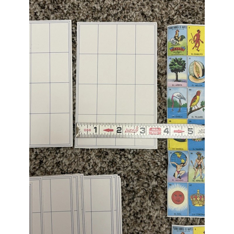 Don Clemente Mexican Loteria 10 Hojas Sheets 1.5” & 30