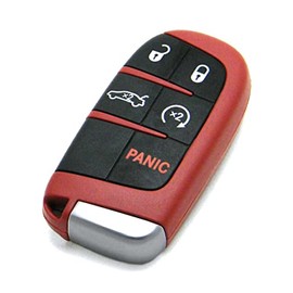 OEM Electronic 5-Button Smart Key Fob Remote Compatible with 2019-2022 Dodge Challenger & Charger SRT Hellcat (FCC ID: M3N-40821302, P/N: 68394203)