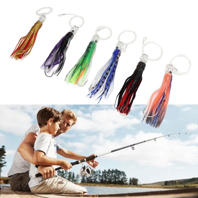 6pcs 25cm Saltwater Trolling Lure Saltwater Casting and Trolling Swimbait