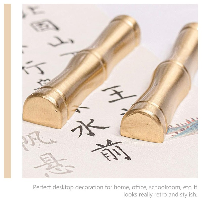 DIYEAH Chinese Calligraphy Brush Holder Paint Brush Rest Stand Pillow
