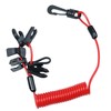 Qonsy Boat Safety Kill Stop Switch Connector Lanyard with 7