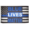 3x5 Blue Lives Matter Thin Blue Line 100D Woven Poly