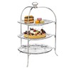 Godinger 3 Tiered Platter Stand - Dublin Crystal Collection