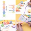 CNYMANY 7 packs (38 pcs) Mini Highlighter Pens, Pastel Colourful