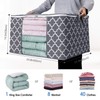 WISELIFE Storage Bags, Large Blanket Clothes Organization and Storage Containers