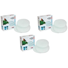 Eheim Fine Filter Pad (White) for Classic External Filters 2215-9 Total Filters (3 Packs of 3 Per Pack)