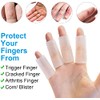 Sumifun Finger Sleeves, 8PCS Gel Thumb Finger Tubes for Arthritis,