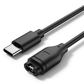USB C Charger for Garmin Fenix 5 5S 5X Plus 6 6S 6X Pro 7 7S 7X, Forerunner 45 45S 245 Music 935 945, Vívoactive 3 4 4S, Approach S10 S40 S60,Vívomove 3S Sport,Venu Sq 2 Plus, Instinct (100cm)