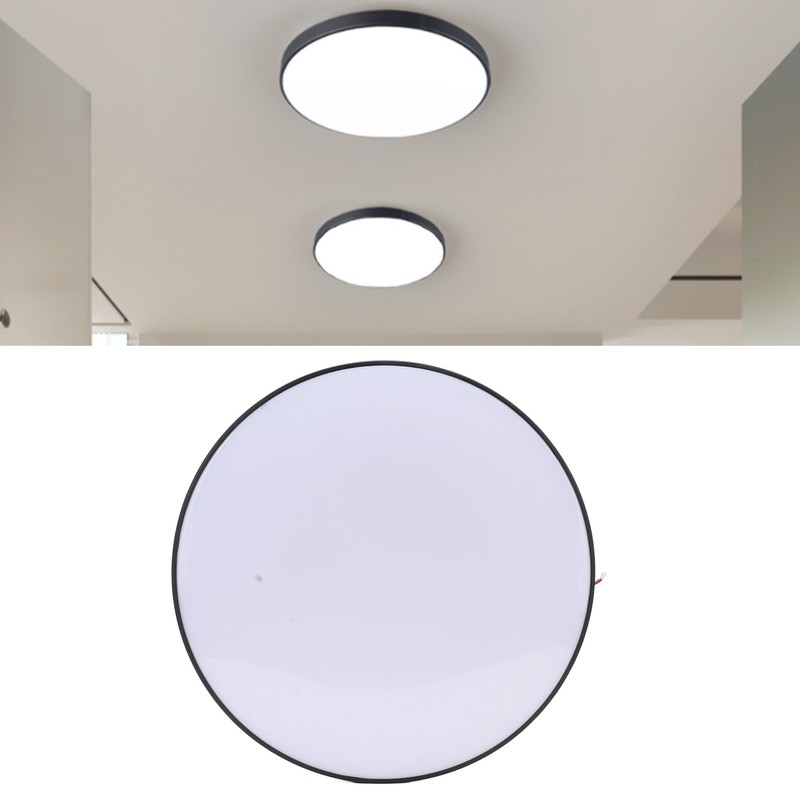 48W LED Ceiling Lamp Ultrathin With Black Border PC White