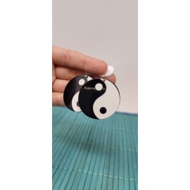 Unbranded Yin yang earrings Tao earrings balance earrings symbol earrings 90s earrings