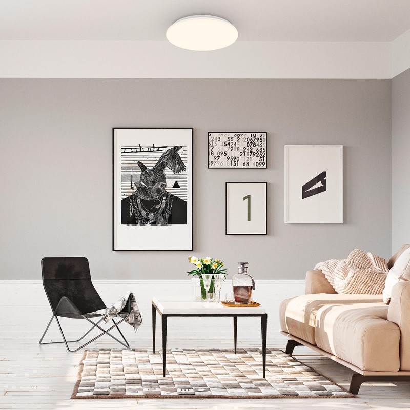BRILONER LED Ceiling Light with Motion Sensor, Warm White Light,
