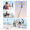 TUXOIUBA Professional Selfie Stick Tripod, 180cm Extendable 4-Leg Stand with
