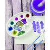 TPZORJX Pack of 4 Paint Palettes - Mixing Palette, Paint