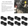 10PCS 6AN Hose Separator Clamp Aluminum Alloy Fuel Line Separator
