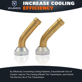 V VELAMEIS Engine Coolant Radiator Line Quick Connector for Honda 2007 2008 2009 CRV L4 2.4L Transmission Cooler Oil Tube Connector 0002