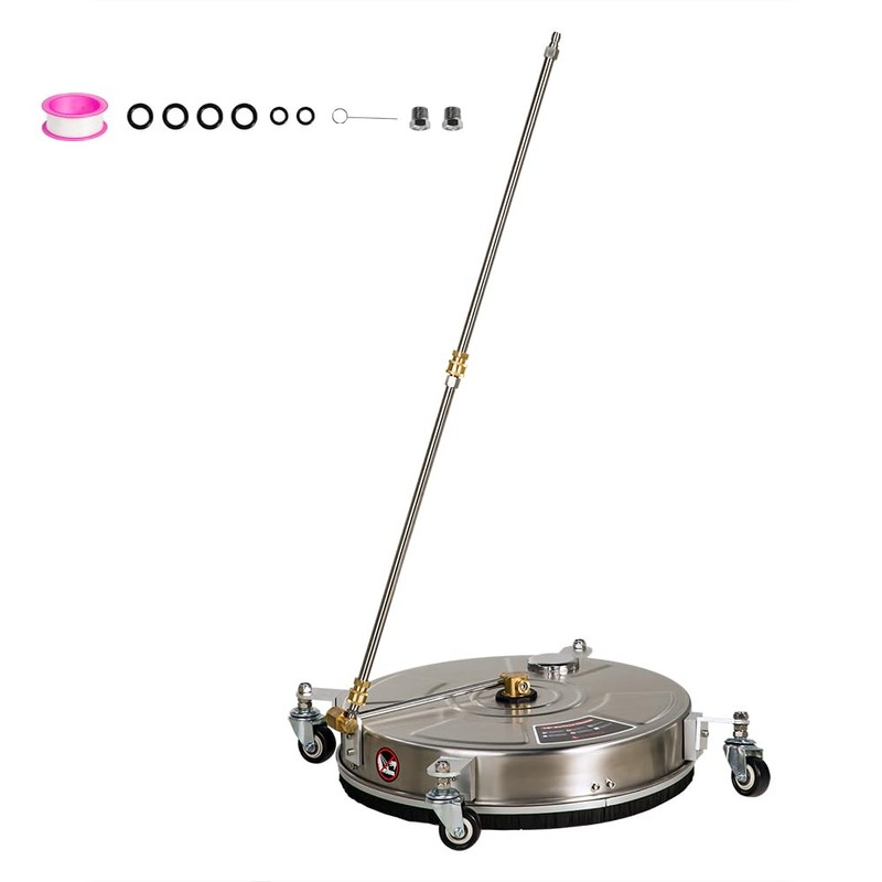 ECCPP 18 Inch Pressure Washer Surface Cleaner with 4 Wheels