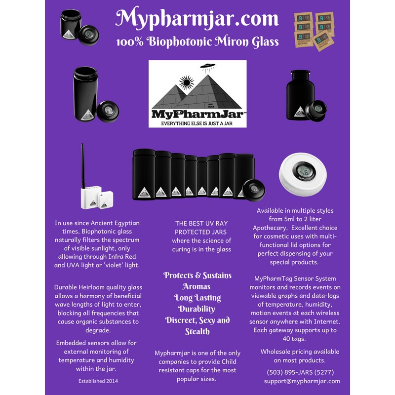 Mypharmjar Miron Glass Lid, 500ml Miron replacement lid