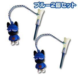 Liberte555 Golf Tee Pin Golf Goods Golf Tee Golf Competition Prize Funny Golf Tees 2 Pack Blue Doggy