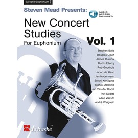 Steven Mead Presents: New Concert Studies 1-Baritone/Euphonium TC-BOOK+AUDIO-ONLINE