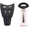 Funda inteligente de repuesto para llave de automóvil 4B Saab