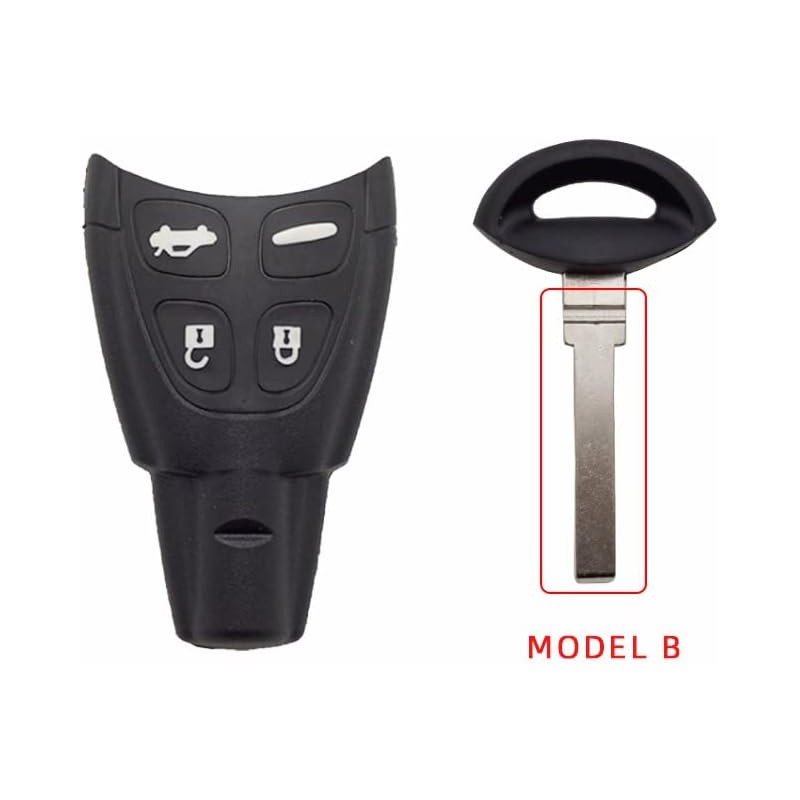 Funda inteligente de repuesto para llave de automóvil 4B Saab
