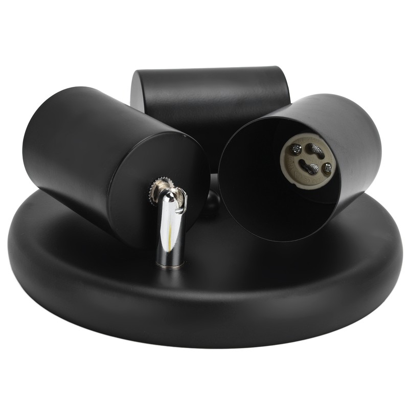 GU10 Ceiling Spotlight Holder 3 Head Rotating Lamp Base Fixture