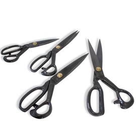 JKCrafts Fabric Scissors - 22cm, Cut-Flat Design, Ambidextrous, Heavy Duty - Sharp Cloth Scissors with Comfort Grip - Sewing Shears - Fabric Shears (12"/31cm)