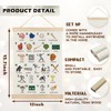 RYYCDOI Baseball Alphabet Nursery Wall Decor, Baseball Alphabet Learning Wall