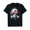 Mens Angolan Flag Angola Pride Heritage Man Gas Mask Graphic