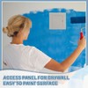 PATIKIL Access Panel for Drywall 4x4 Inch, 1 Set ABS