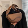 Bolsa De Sillín Crossbody Bandolera Moda Vintage Para Dama (amarillo-marrón)