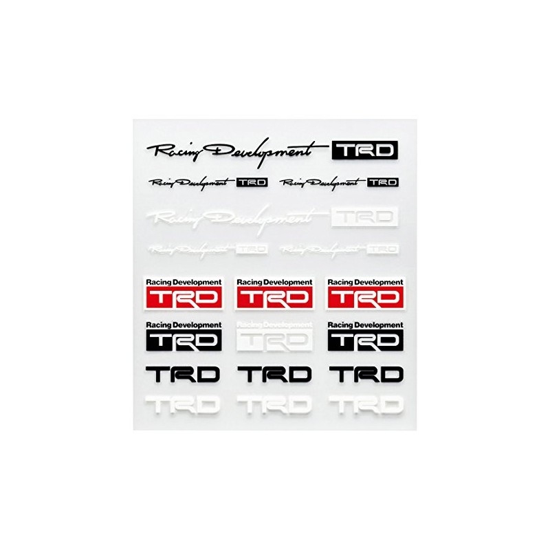 TRD/TOYOTA TRD Mini Sticker Set Model Number: 08231-SP182