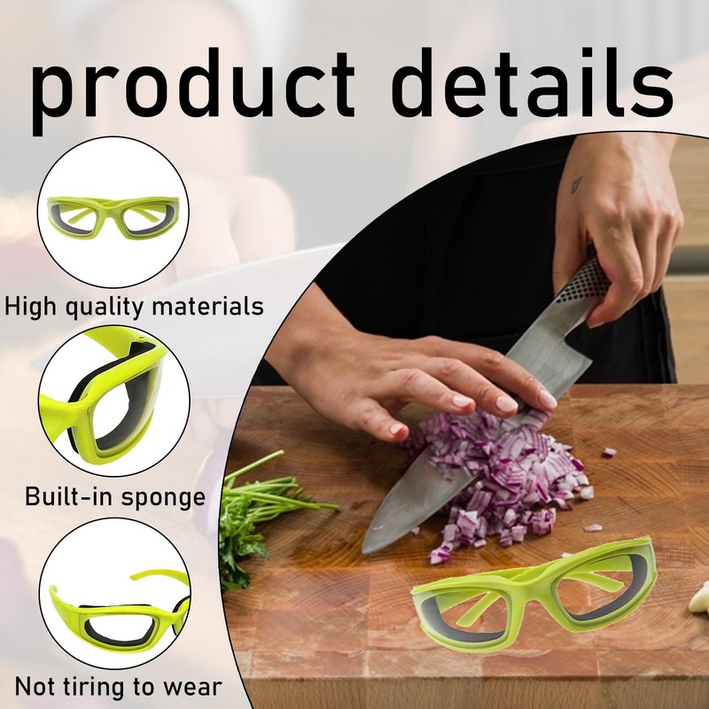 Onion Goggles No Tears Glasses Goggles Anti-splash Tearless Eyes Protector