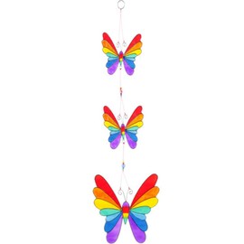 Jones Home and Gift String of Butterflies Suncatcher, Multi-Colour, 0.5 x 15 x 55 cm