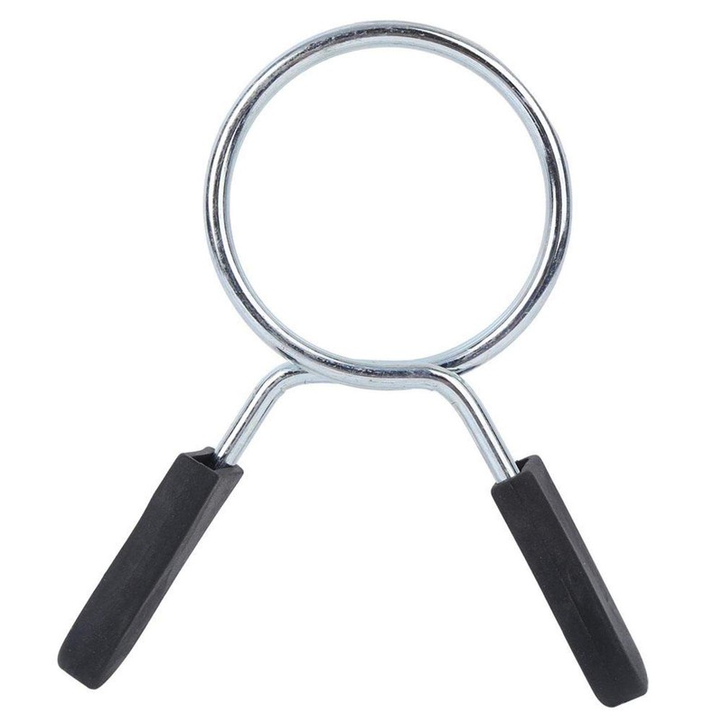 Clip for Barbell Spring, Hard, Rustproof, with Barbell Lock [(4