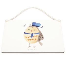 Mr. & Mrs. Panda DIN A4 decorative sign, owl sailor gift, home port, wooden sign, sailor, wedding anniversary gift, pun funny, captain