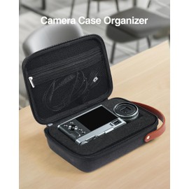 Luxtude Hard EVA Case with Foam, Hard Sided EVA Shockproof Camera Organizer Case, Travel Carrying Cases for Drones, Digital Products, Electronic Instruments, etc.