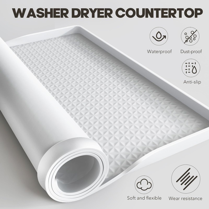Washer Dryer Countertop, 51.2" x 25.6" Large Washer and Dryer
