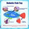 Esoes Cat Pool with 3pcs Robotic Fish, Funny LED Light